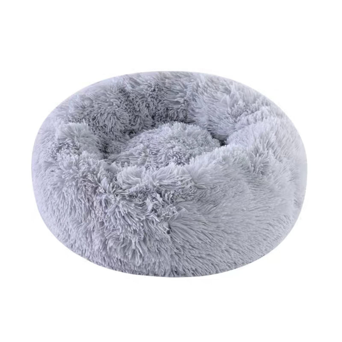 Calming Donut Pet Bed – Washable Fluffy Plush