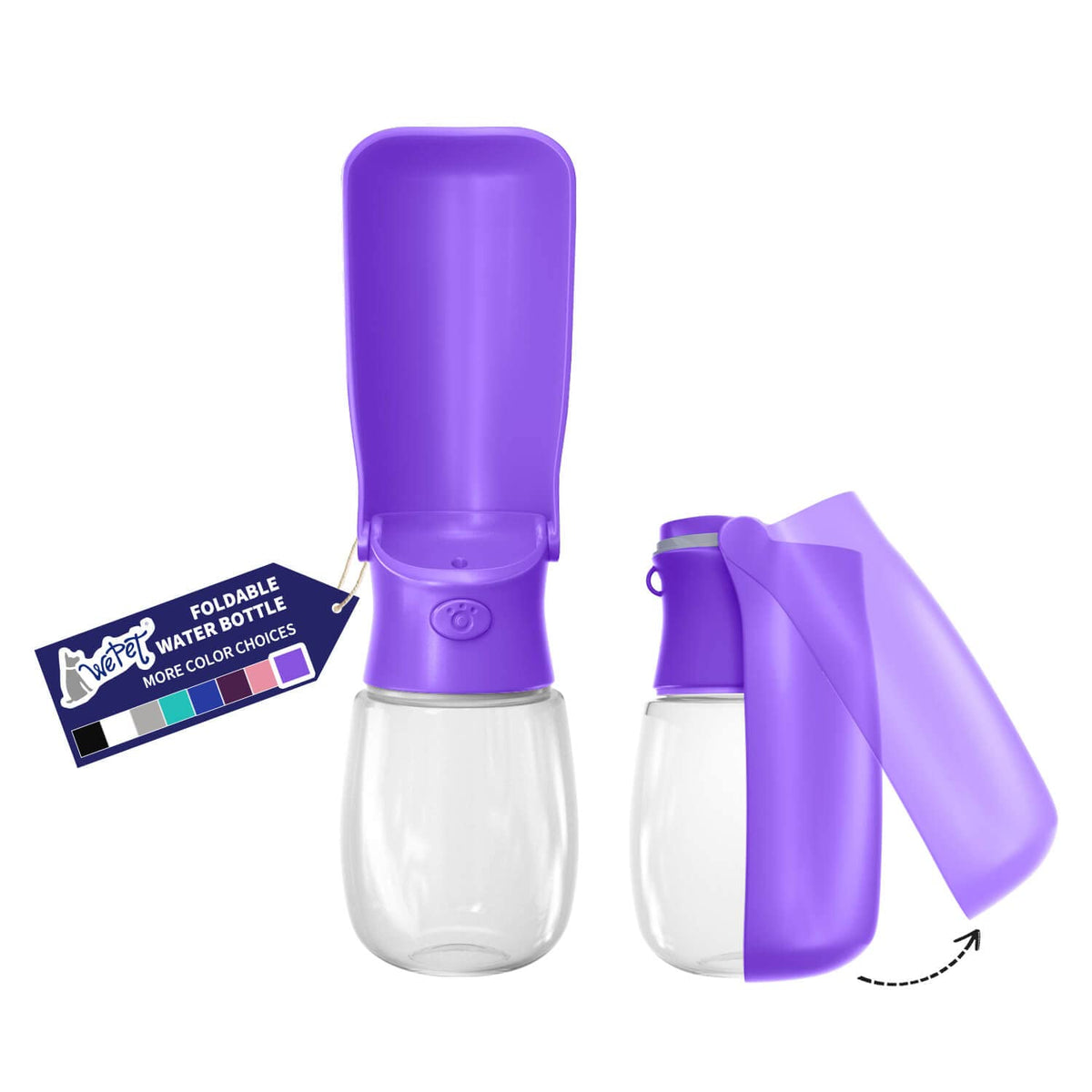 Foldable Portable Dog Water Bottle for Walks