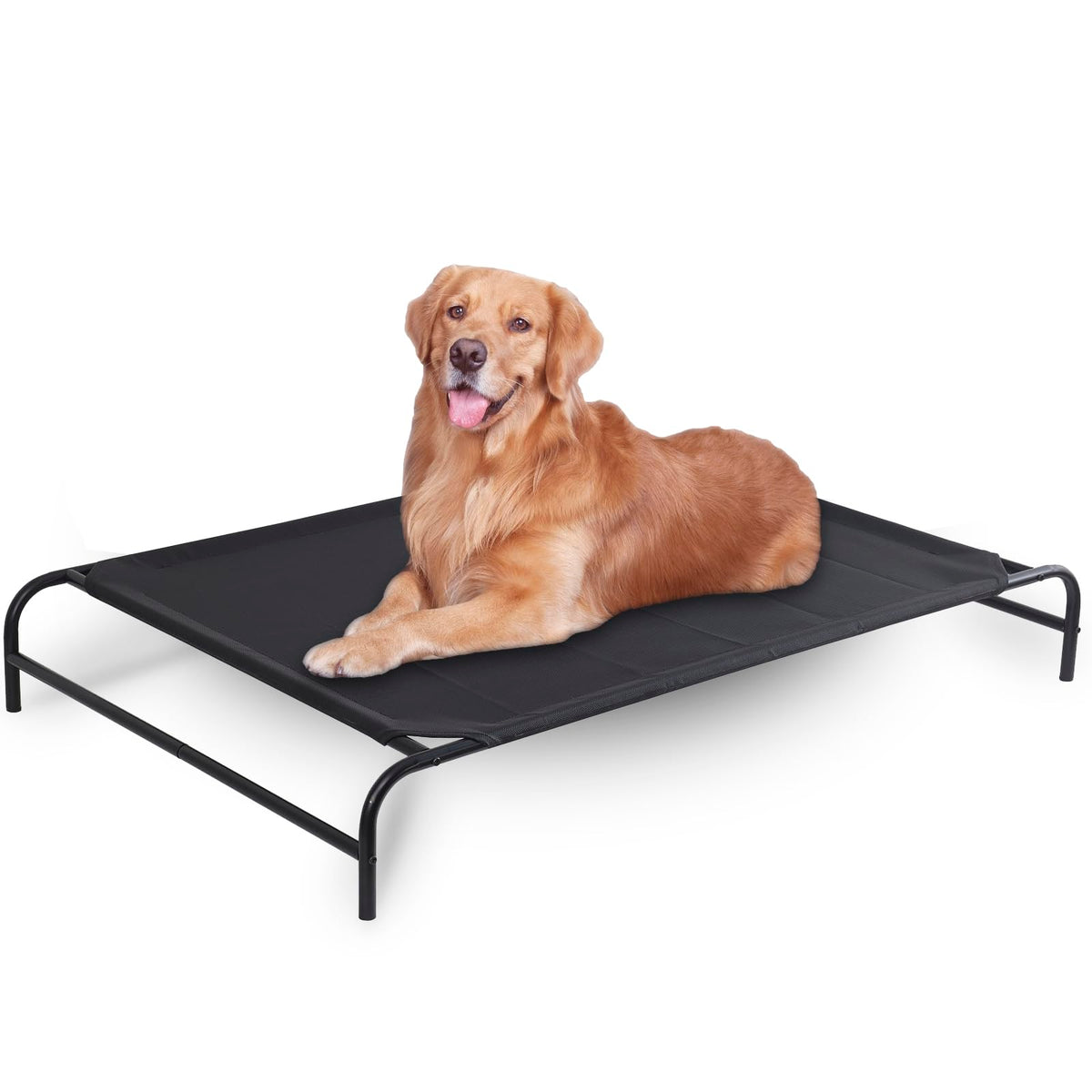 Elevated Cooling Dog Cot – Steel Frame Mesh Bed