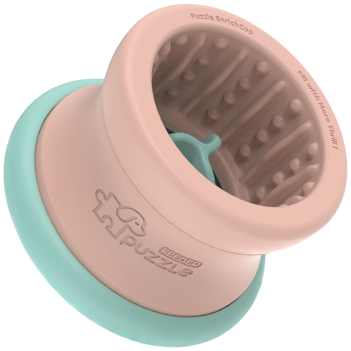 Detachable Dog Puzzle Feeder – Slow Feeder Enrichment Toy (L/XL)