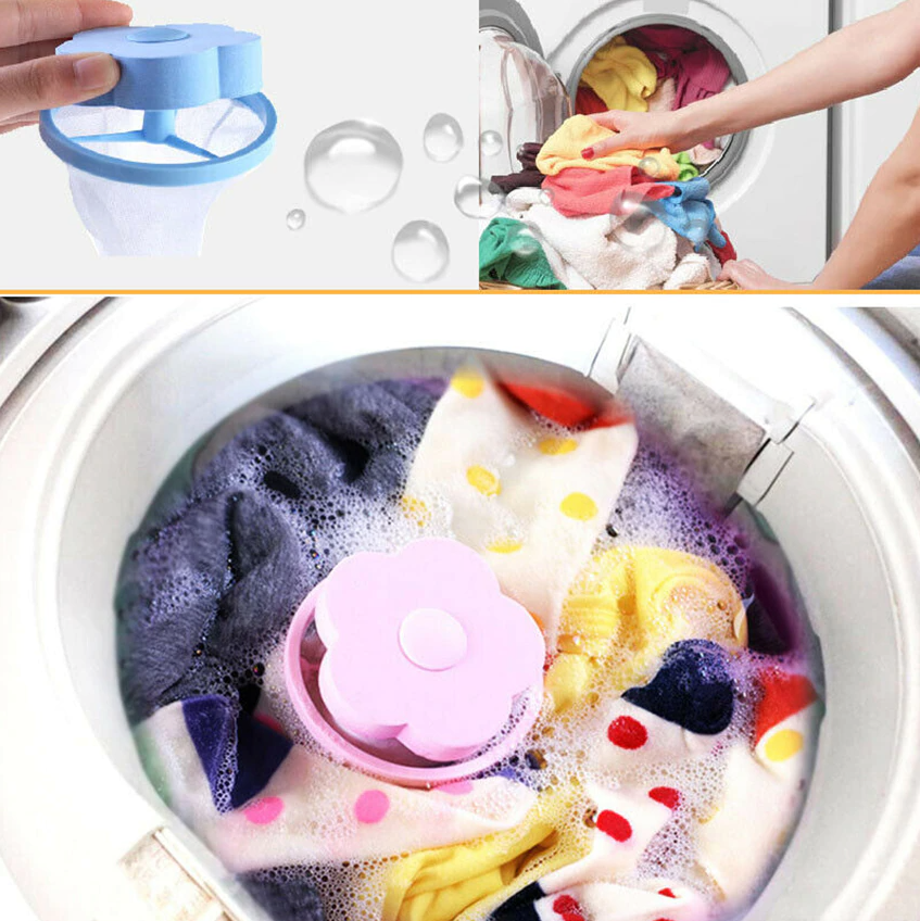 Floating Pet Hair Catcher for Washing Machine (2 Pack)
