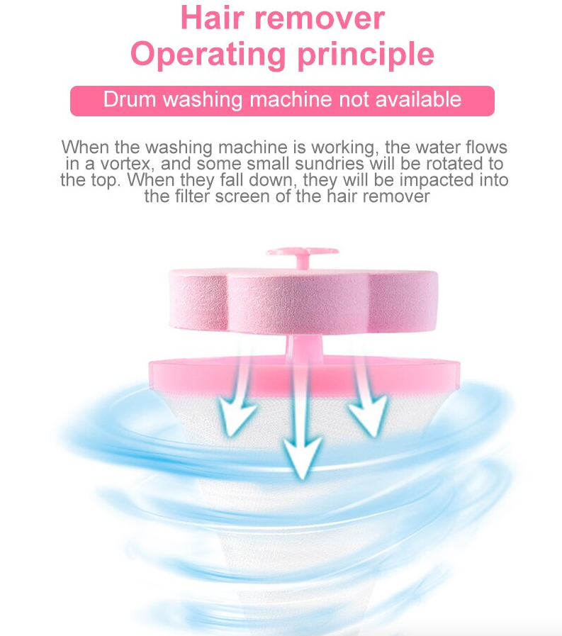 Floating Pet Hair Catcher for Washing Machine (2 Pack)