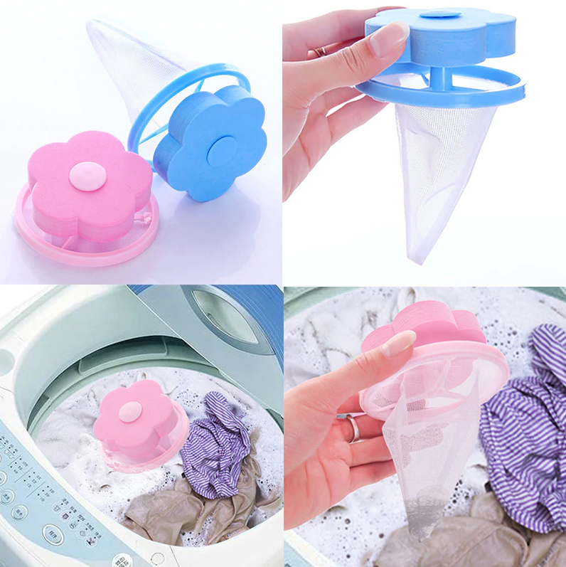 Floating Pet Hair Catcher for Washing Machine (2 Pack)